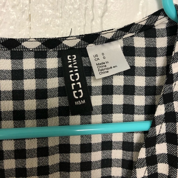 HM Gingham Wrap Dress - Picture 4 of 4